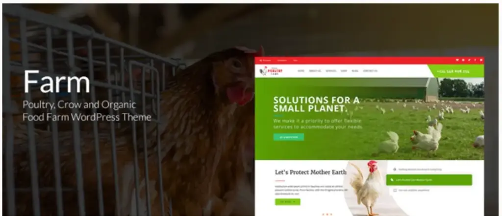 Farm - Organic Poultry WordPress Theme